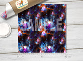 Space Nebula Camouflage Patterned Adhesive Vinyl 049